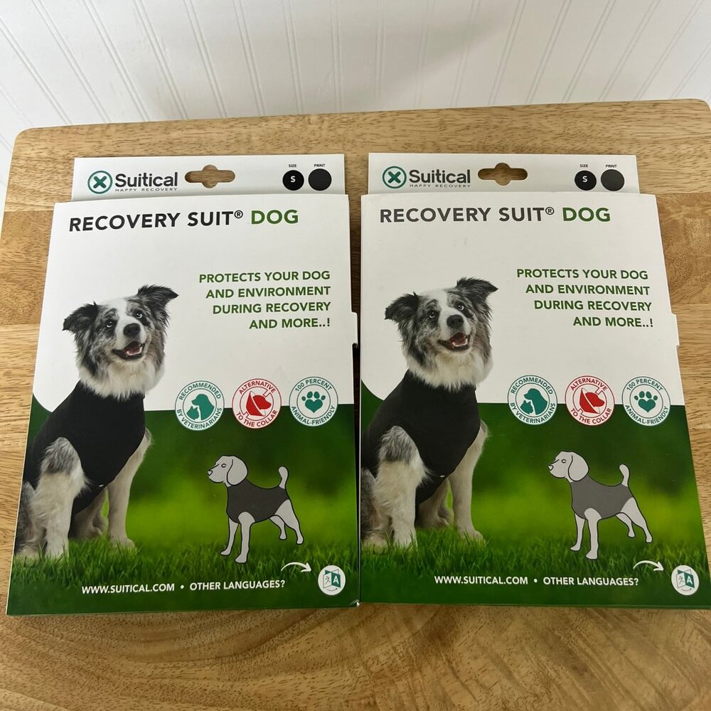 Suitical Recovery Suit for Dogs - NEW - Set of 2- Small